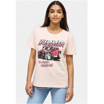 Tricou de bumbac cu imprimeu Hummer 4025