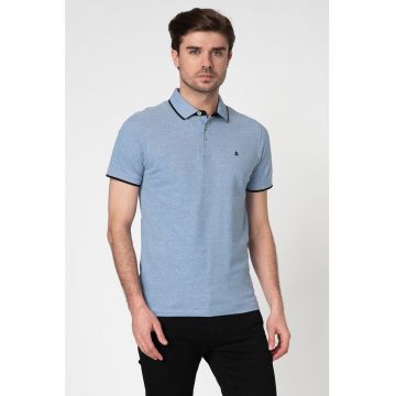 Tricou polo slim fit de bumbac organic Paulos