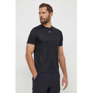 Reebok tricou de alergare culoarea negru, modelator