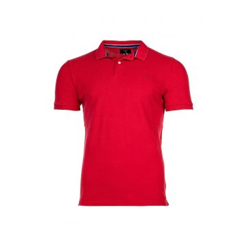 Tricou polo cu broderie logo Destroy