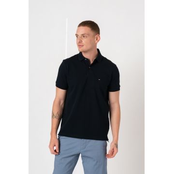 Tricou polo din amestec de bumbac organic