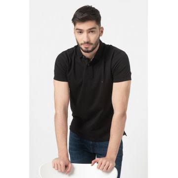 Tricou polo din amestec de bumbac organic