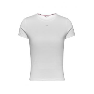 Tricou slim fit din amestec de bumbac organic