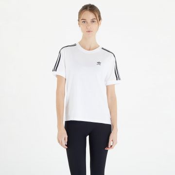 Tricou adidas 3 Stripe Tee White