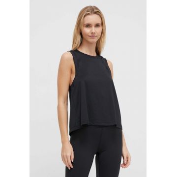 adidas Performance top de yoga Studio culoarea negru IN6770