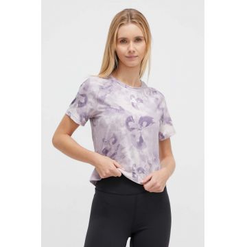 adidas Performance tricou de antrenament Flower culoarea violet IN6765