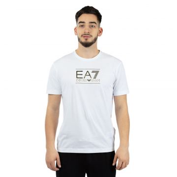 Tricou EMPORIO ARMANI EA7 pentru barbati TRAIN GOLD LABEL M TEE SS PIMA BIG LOGO - 6RPT19PJM9Z01100