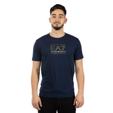 Tricou EMPORIO ARMANI EA7 pentru barbati TRAIN GOLD LABEL M TEE SS PIMA BIG LOGO - 6RPT19PJM9Z01554