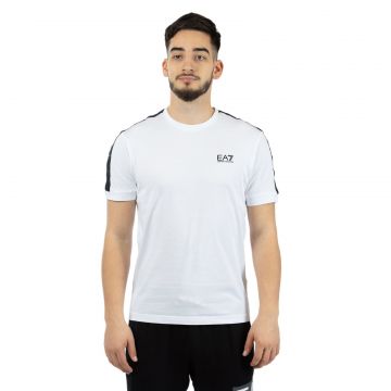 Tricou EMPORIO ARMANI EA7 pentru barbati TRAIN LOGO SERIES M TAPE TEE SS - 3DPT35PJ02Z01100