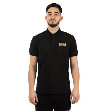 Tricou polo EMPORIO ARMANI EA7 pentru barbati TRAIN GOLD LABEL M POLO PIMA PQ - 3DPF02PJ5AZ01200