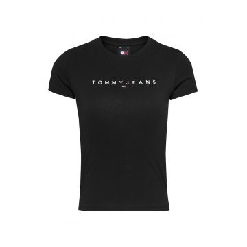 Tricou slim fit de bumbac organic