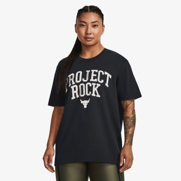 Tricou Under Armour Project Rock Heavyweight Campus T-Shirt Black