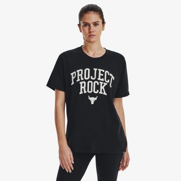 Tricou Under Armour Project Rock Heavyweight Campus T-Shirt Black