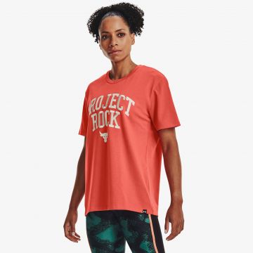 Tricou Under Armour Project Rock Heavyweight Campus T-Shirt Orange