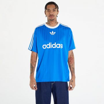 Tricou adidas Adicolor Poly Short Sleeve Tee Blue Bird/ White