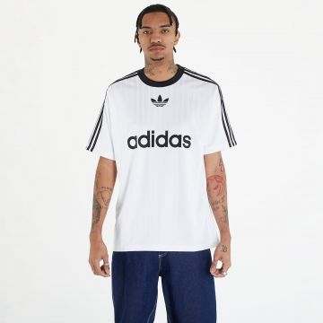 Tricou adidas Adicolor Poly Short Sleeve Tee White/ Black