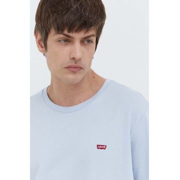 Levi's tricou din bumbac barbati, neted