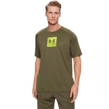 Tricou barbati Under Armour Tech Print Fill Short Sleeve 1380785 1380785-390, M, Verde