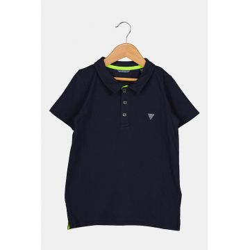 Tricou polo cu logo discret