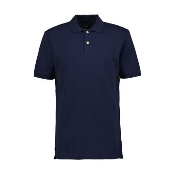 Tricou polo cu broderie logo discreta