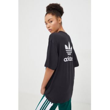 adidas Originals tricou femei, culoarea negru IU2408