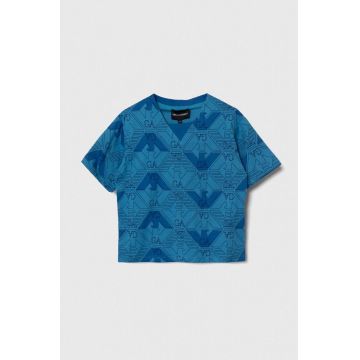 Emporio Armani tricou de bumbac pentru copii modelator