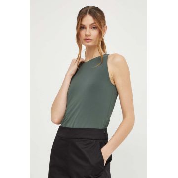 Max Mara Leisure top femei, culoarea verde 2416940000000