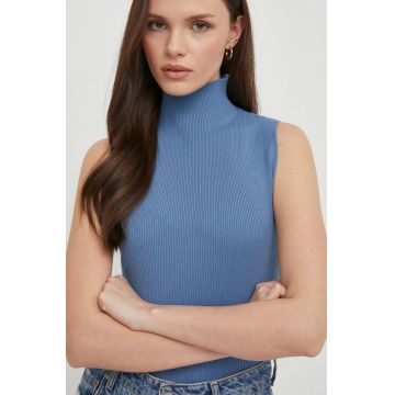 Sisley top femei, cu turtleneck