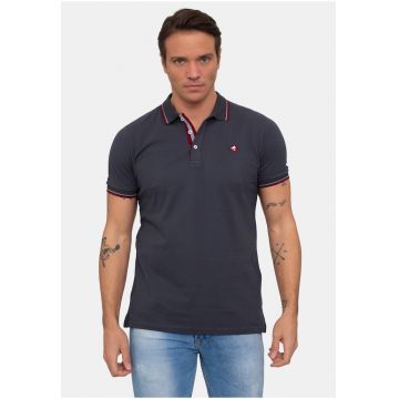 Tricou polo cu fenta cu nasturi 17729