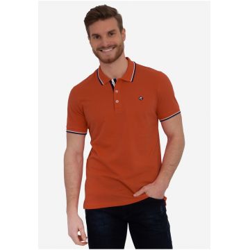 Tricou polo cu fenta cu nasturi 17729