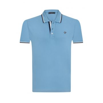 Tricou polo cu fenta cu nasturi 17729