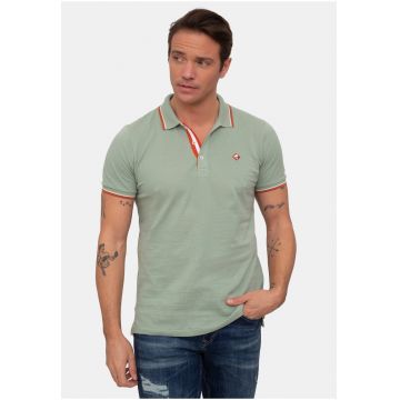 Tricou polo cu fenta cu nasturi 17729