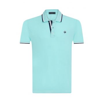 Tricou polo cu fenta cu nasturi 17729