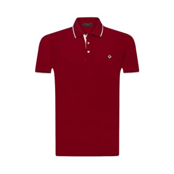 Tricou polo cu fenta cu nasturi 17729