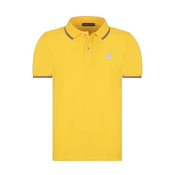 Tricou polo cu logo discret