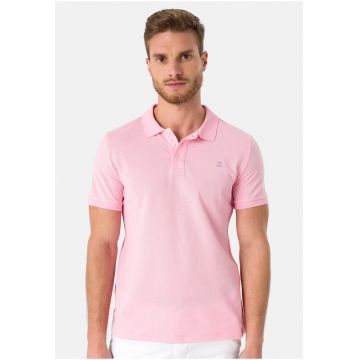 Tricou polo cu logo discret