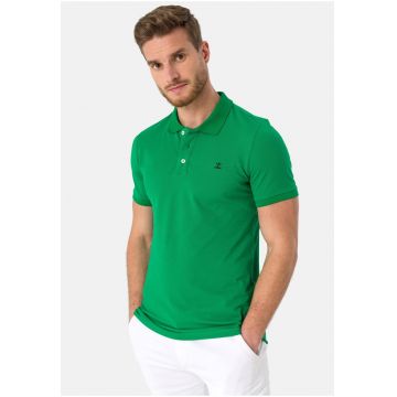 Tricou polo cu logo discret