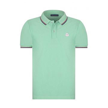 Tricou polo cu logo discret