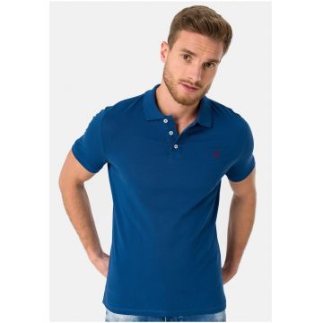 Tricou polo cu logo discret