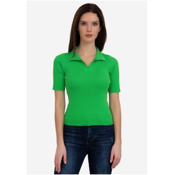 Tricou polo striat