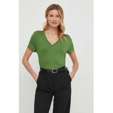 United Colors of Benetton tricou femei, culoarea verde