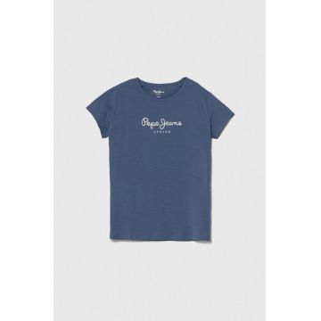 Pepe Jeans tricou copii HANA GLITTER