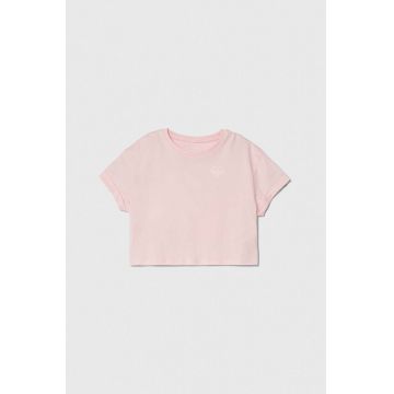 Pepe Jeans tricou de bumbac pentru copii NICKY culoarea roz