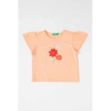 Tricou cu maneci butterfly