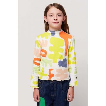 Bobo Choses longsleeve copii culoarea galben, modelator