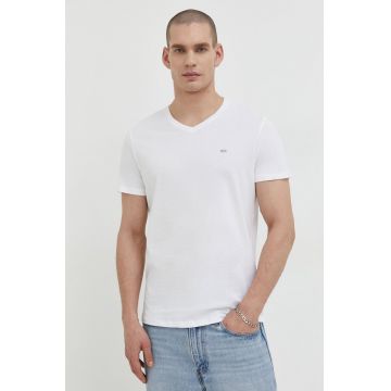 Diesel tricou din bumbac 3-pack bărbați, culoarea alb, uni 00SHGU.0LIAD