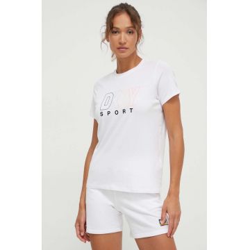 Dkny tricou femei, culoarea alb