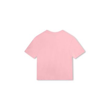 Marc Jacobs tricou de bumbac pentru copii culoarea roz, cu imprimeu