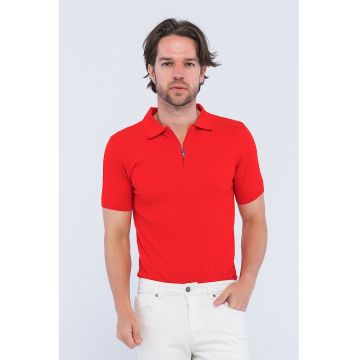 Tricou polo slim fit