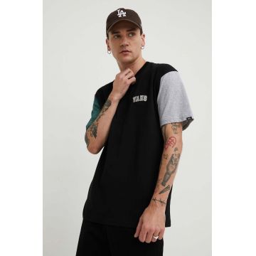 Vans tricou barbati, culoarea negru, modelator